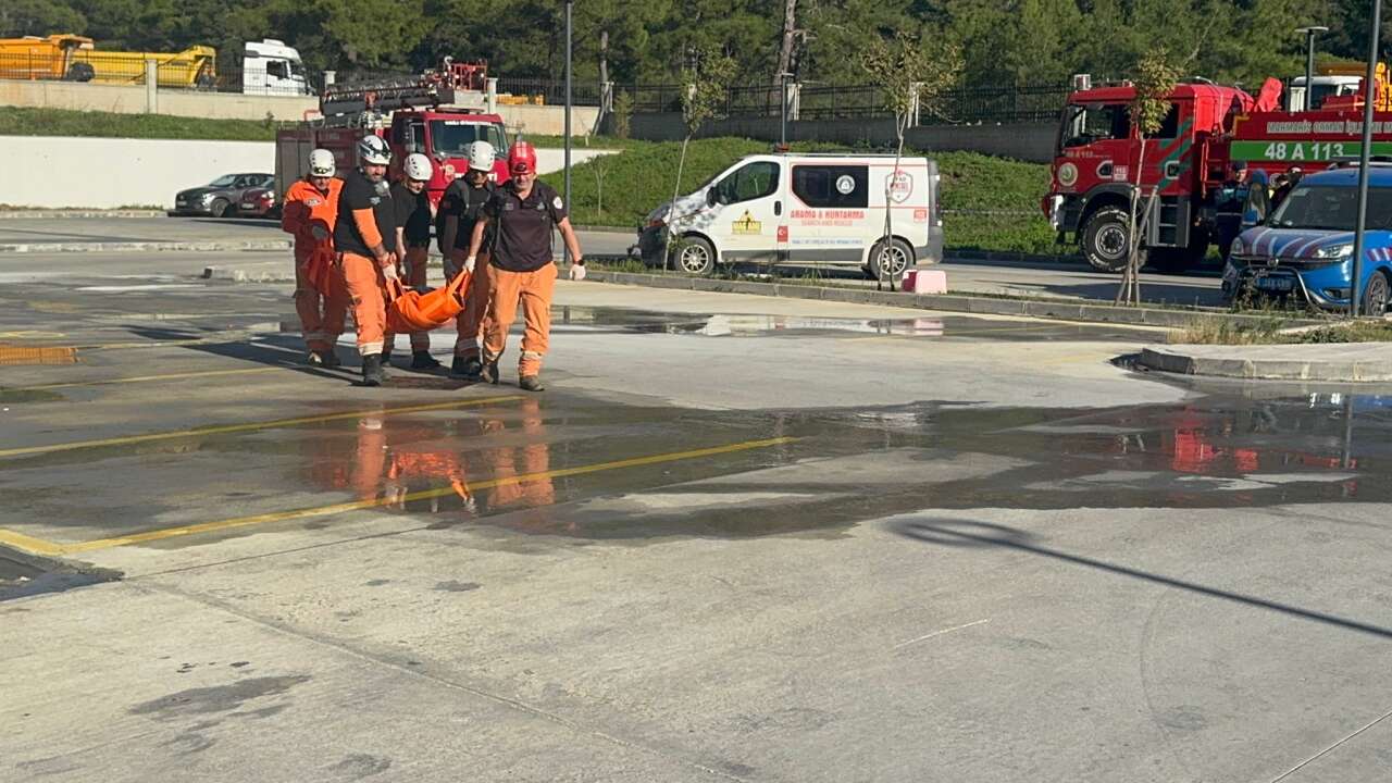 Marmaris Devlet Hastanesi’nde Gerçeğini Aratmayan Tatbikat 5